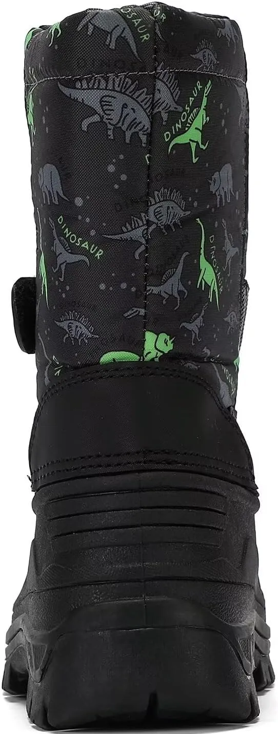 koppu Boys Girls Snow Boots Kids' Waterproof Snow Boots for Winter Slip Resistant Cold Weather Shoes