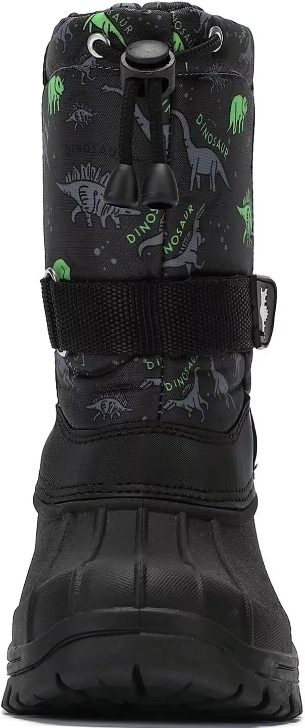 koppu Boys Girls Snow Boots Kids' Waterproof Snow Boots for Winter Slip Resistant Cold Weather Shoes