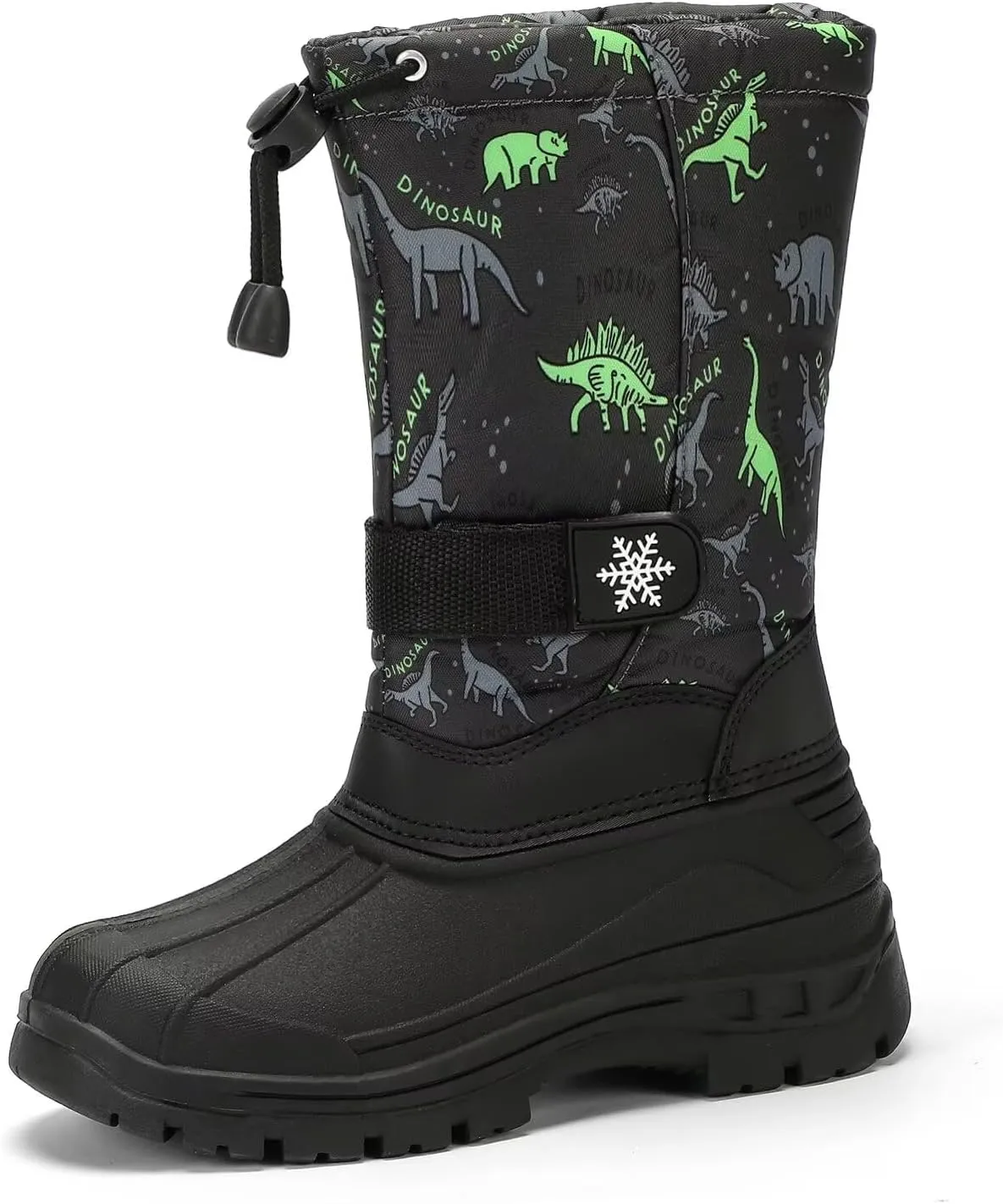 koppu Boys Girls Snow Boots Kids' Waterproof Snow Boots for Winter Slip Resistant Cold Weather Shoes