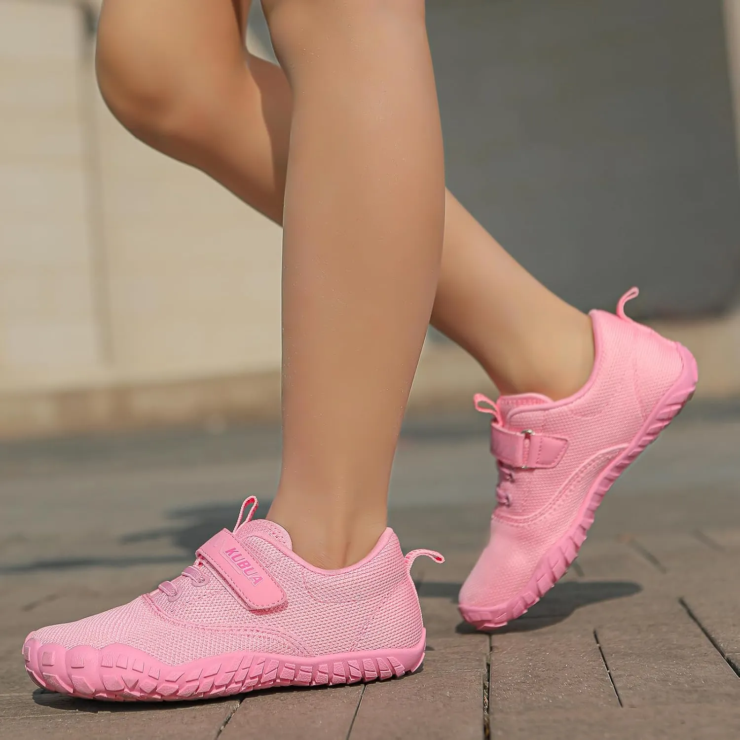 KUBUA Kids Barefoot Shoes Boys Girls Sneakers Naturally Splay Shoes Toddler Little Big Kid