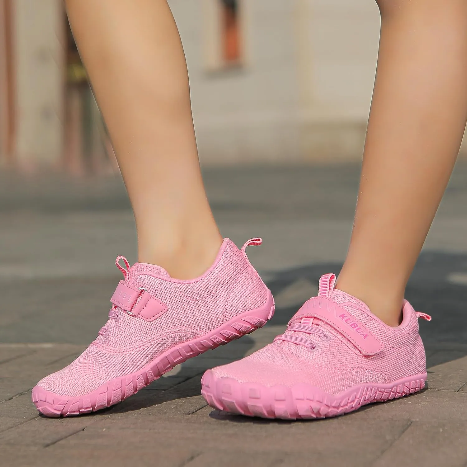 KUBUA Kids Barefoot Shoes Boys Girls Sneakers Naturally Splay Shoes Toddler Little Big Kid
