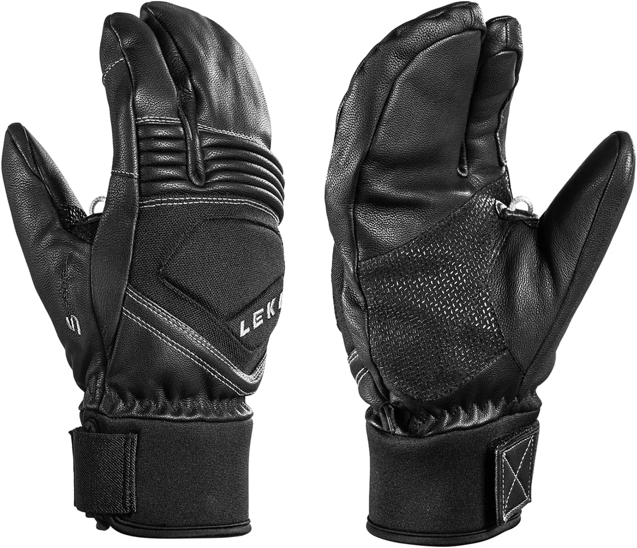 LEKI Copper S Lobster Warm Insulated Water-Resistant Gloves for Skiing, Snowboarding, & Cold Weather