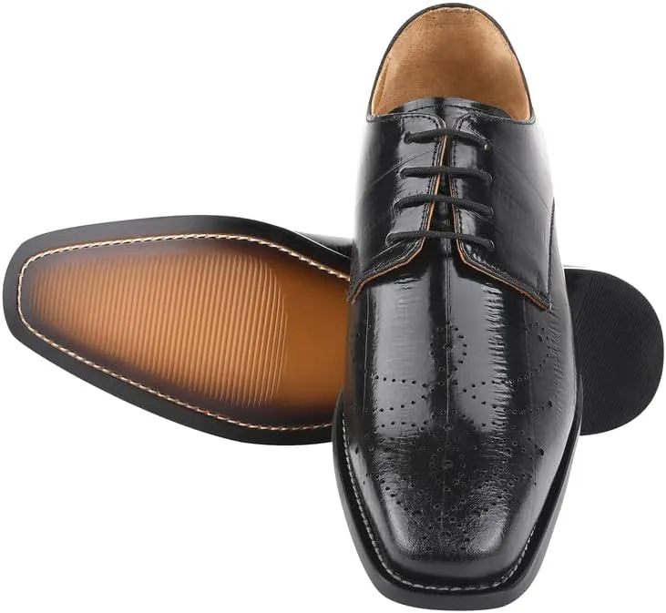 LIBERTYZENO Mens Manmade Leather Adults Loafers and Slip On Shoes for Easter Gift LS-Thomas