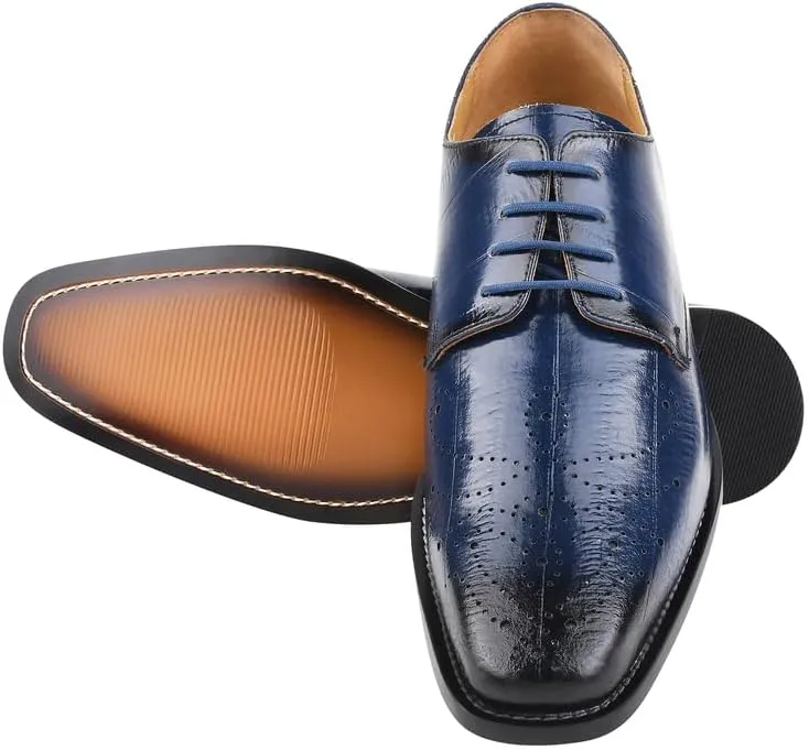 LIBERTYZENO Mens Manmade Leather Adults Loafers and Slip On Shoes for Easter Gift LS-Thomas