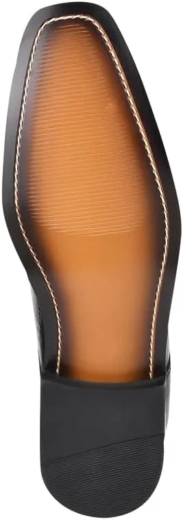 LIBERTYZENO Mens Manmade Leather Adults Loafers and Slip On Shoes for Easter Gift LS-Thomas