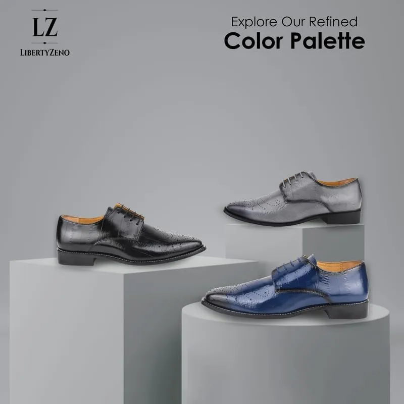 LIBERTYZENO Mens Manmade Leather Adults Loafers and Slip On Shoes for Easter Gift LS-Thomas
