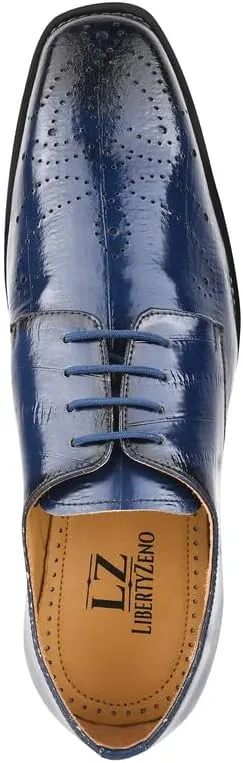 LIBERTYZENO Mens Manmade Leather Adults Loafers and Slip On Shoes for Easter Gift LS-Thomas