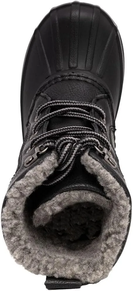 LONDON FOG Warrington Snow Boots for Kids - Insulated Waterproof Winter Snow Duck Boots for Boys and Girls - Little Kid and Big Kid Sizes 11 to 7