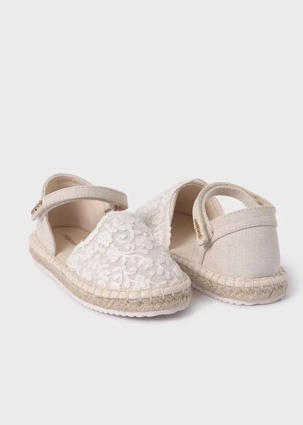 Mayoral Girls lace espadrilles