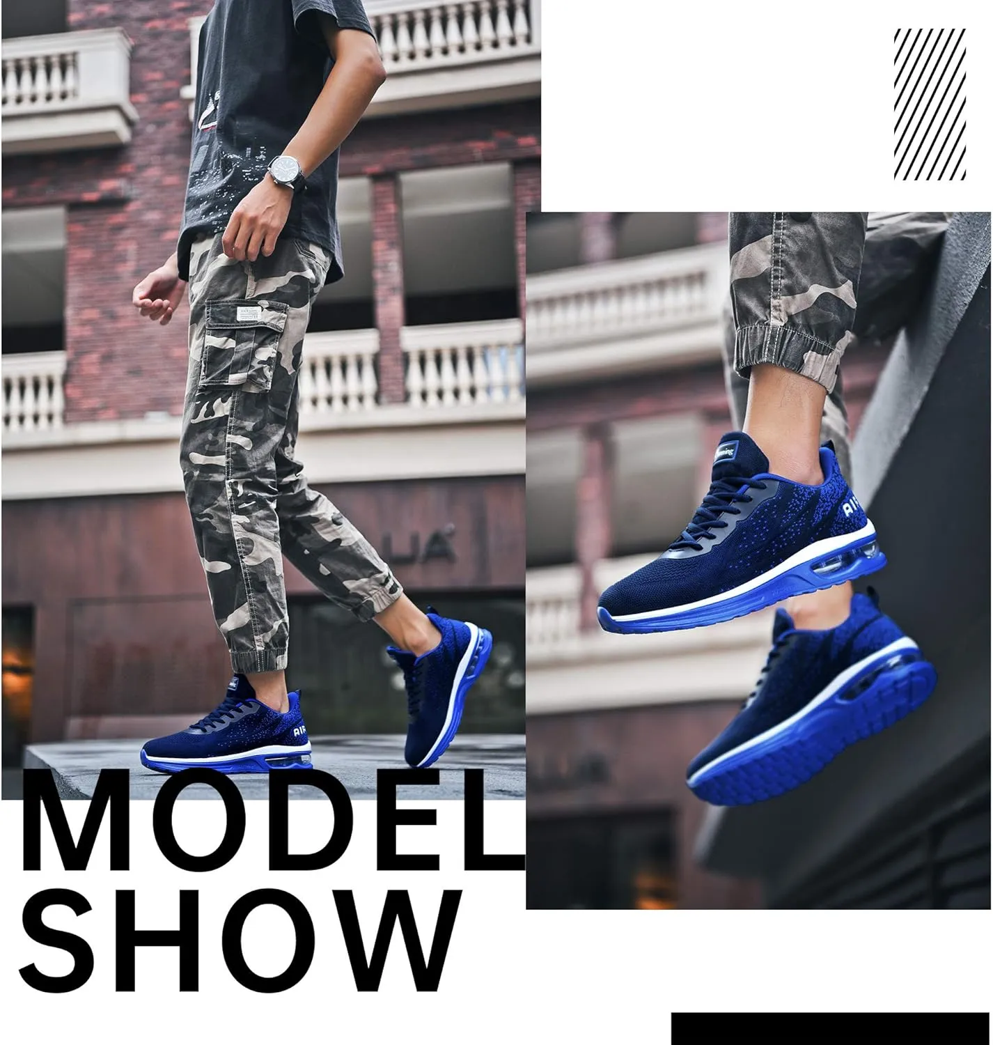MEHOTO Mens Air Running Sneakers, Men Sport Jogging Fitness Gym Walking Lightweight Athletic Shoes