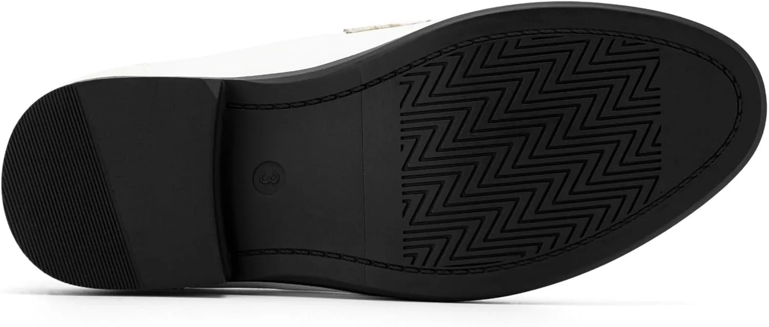 Meijiana Boys' Formal Dress Slip-On Loafers - Tuxedo Shoe for Baby Dress Shoes
