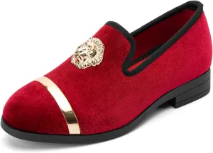 Meijiana Boy's Loafers Slip-On Dress Shoes Dress Formal Tuxedo Shoes