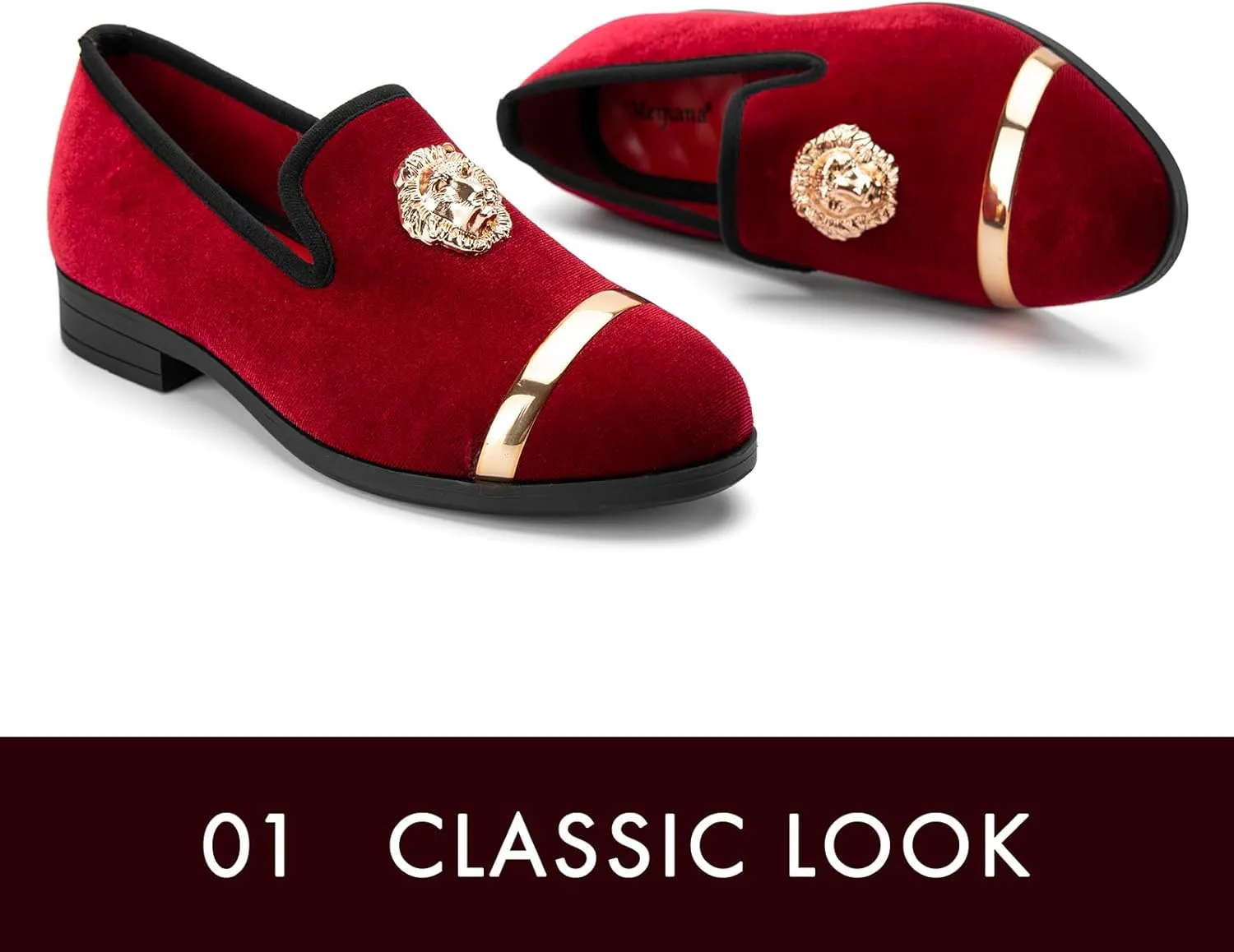 Meijiana Boy's Loafers Slip-On Dress Shoes Dress Formal Tuxedo Shoes