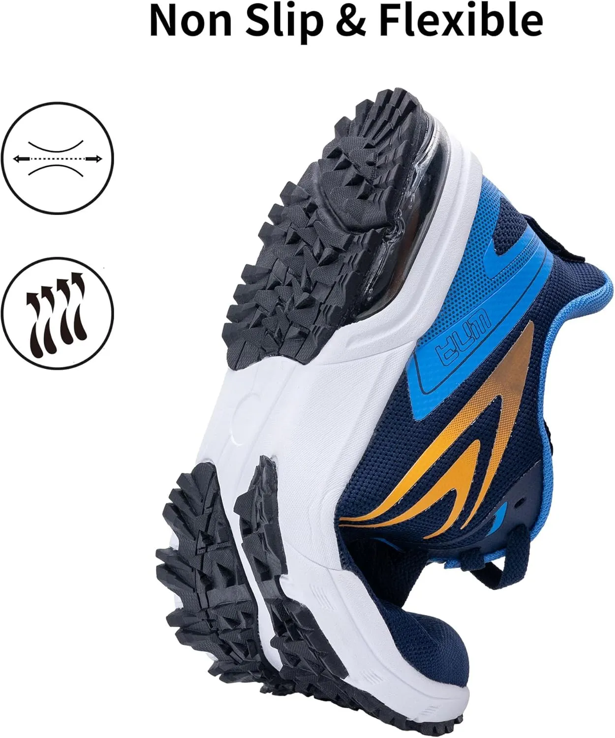 Mens Air Running Shoes Athletic Non Slip Walking Jogging Tennis Sneakers(US 7-12.5 D(M))