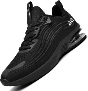 Mens Air Running Shoes Comfortable Walking Tennis Sneakers Lighweight Athletic Shoes for Sport Gym Jogging US 7-12