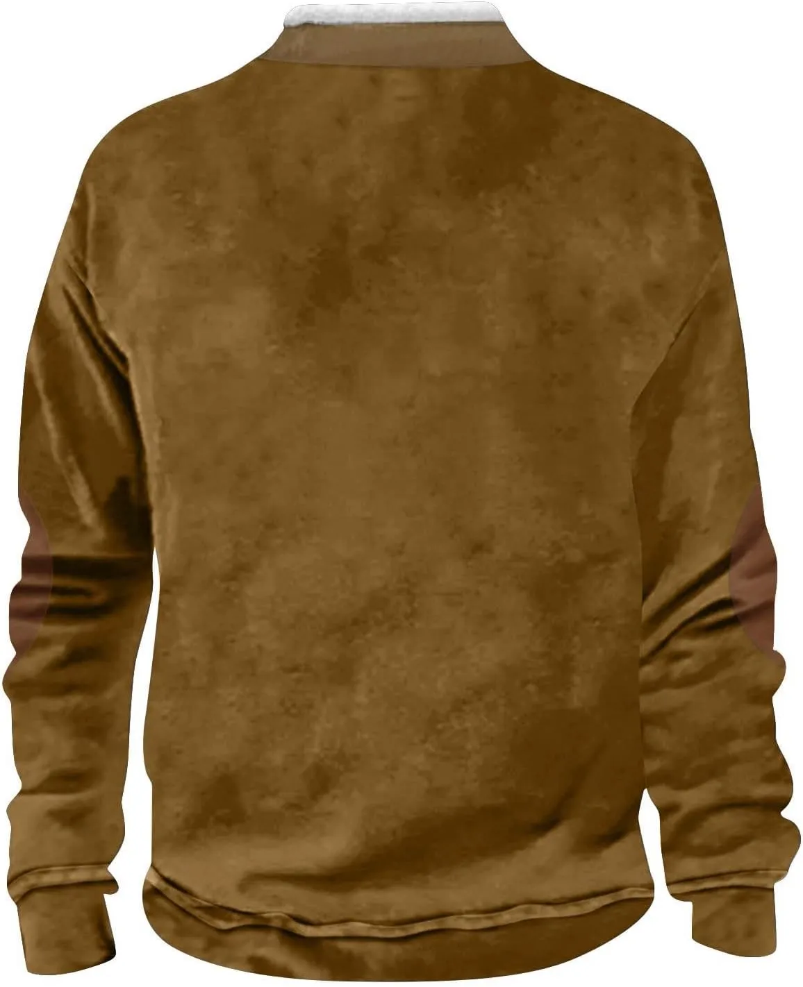 Men's Aztec Western Jacket Cowboy Print Sweatshirt Winter Warm Sweater 1/4 Zip Stand Collar Fit Casual Fall Outwear