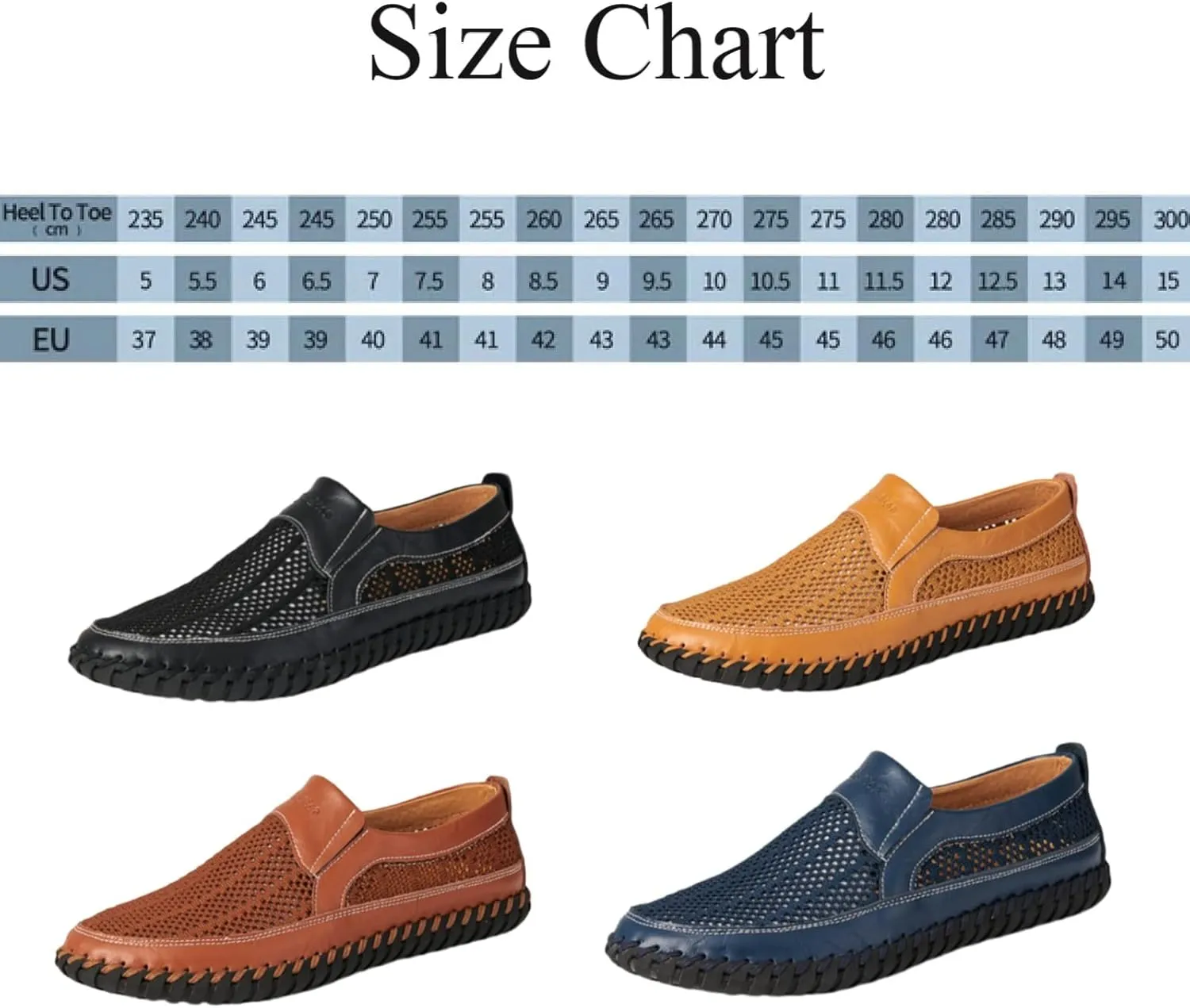 Men's Breathable Hollow Handmade Loafers,Leather Breathable Mesh Fashion Slip-On Boat Shoes,Business Formal Casual Loafers.