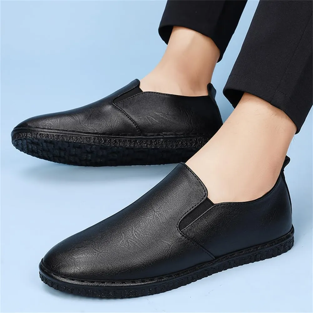 Men's Casual Shoes Slip on Loafers Soft Comfortable Flats Shoes Breathable Walking Driving Shoes