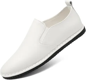 Men's Casual Shoes Slip on Loafers Soft Comfortable Flats Shoes Breathable Walking Driving Shoes