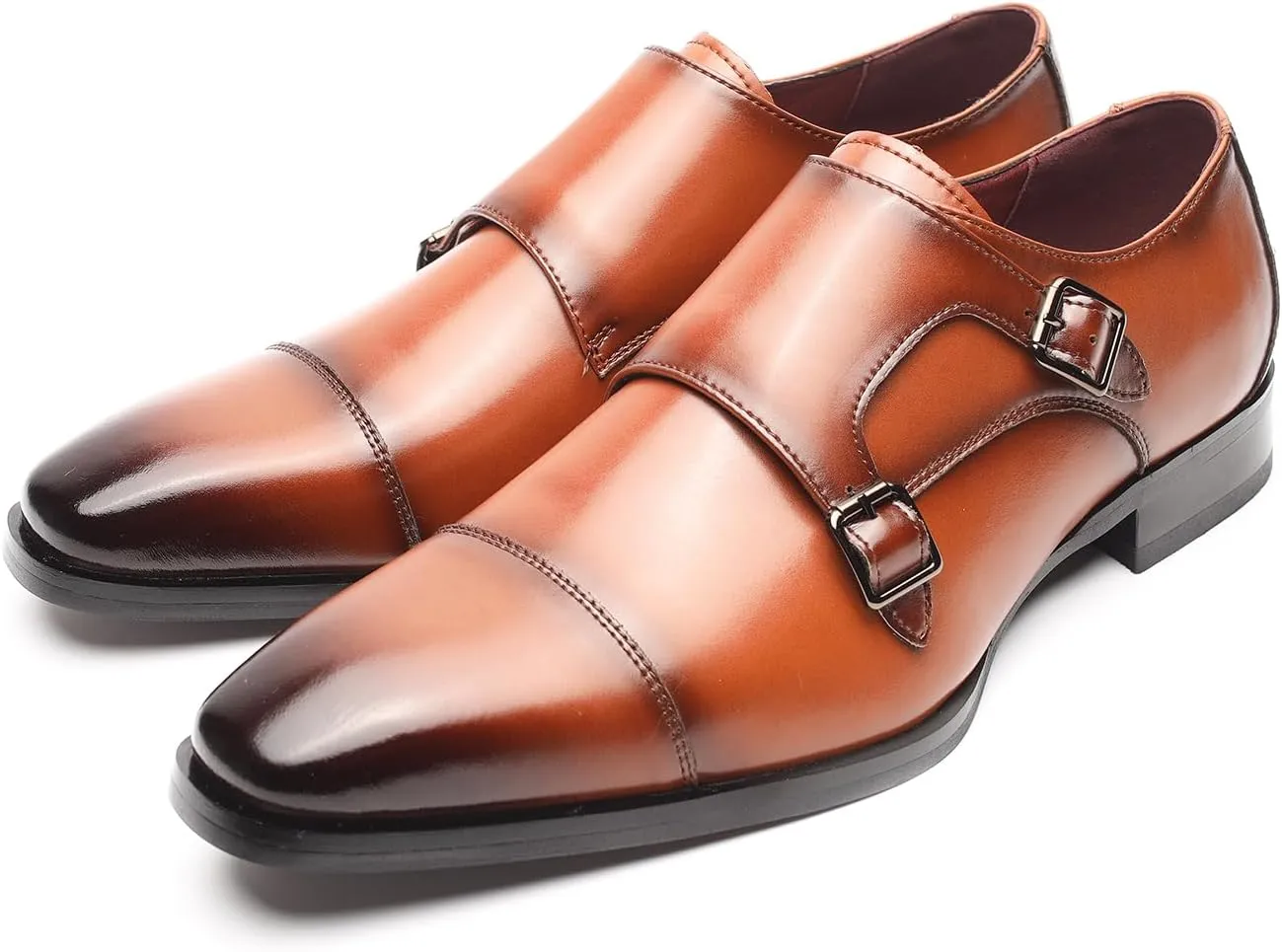 Men's Dress Shoes Formal Business Shoes Classic Oxfords Monk Strap Slip on Loafers