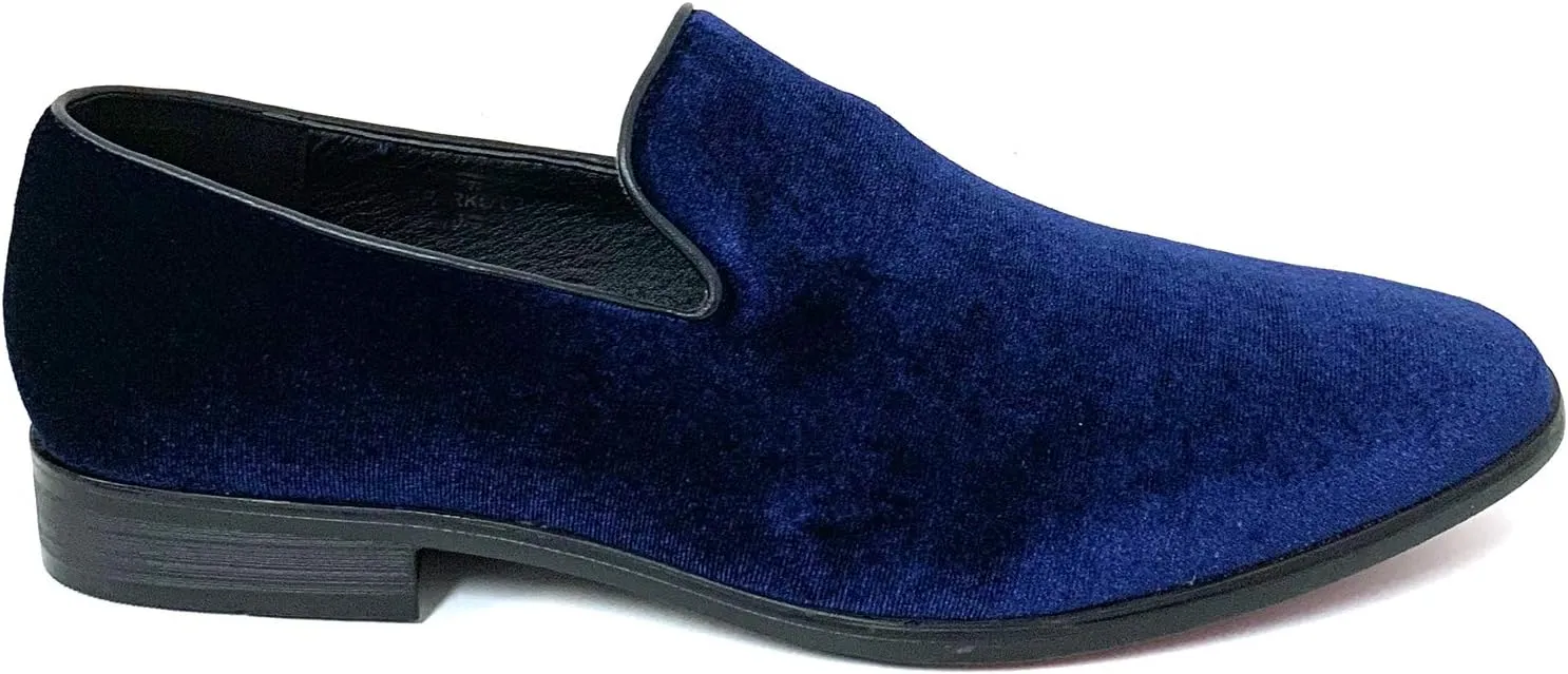 Men's Dress Shoes Velvet Formal Loafers Tuxedo Fashion Slip On Stage Wedding Party