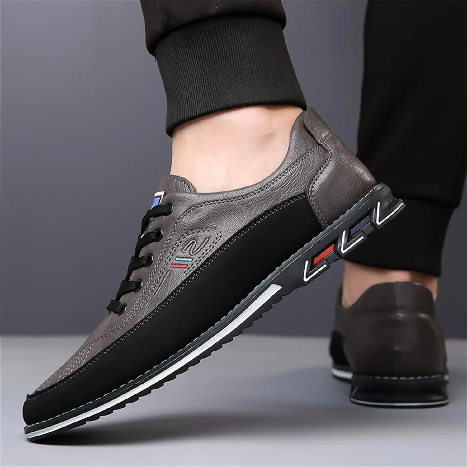 Mens Dress Sneakers Gatsby Shoes Oxford Derby Casual Shoes Lace-Up Loafers for Business Driving Office Walking