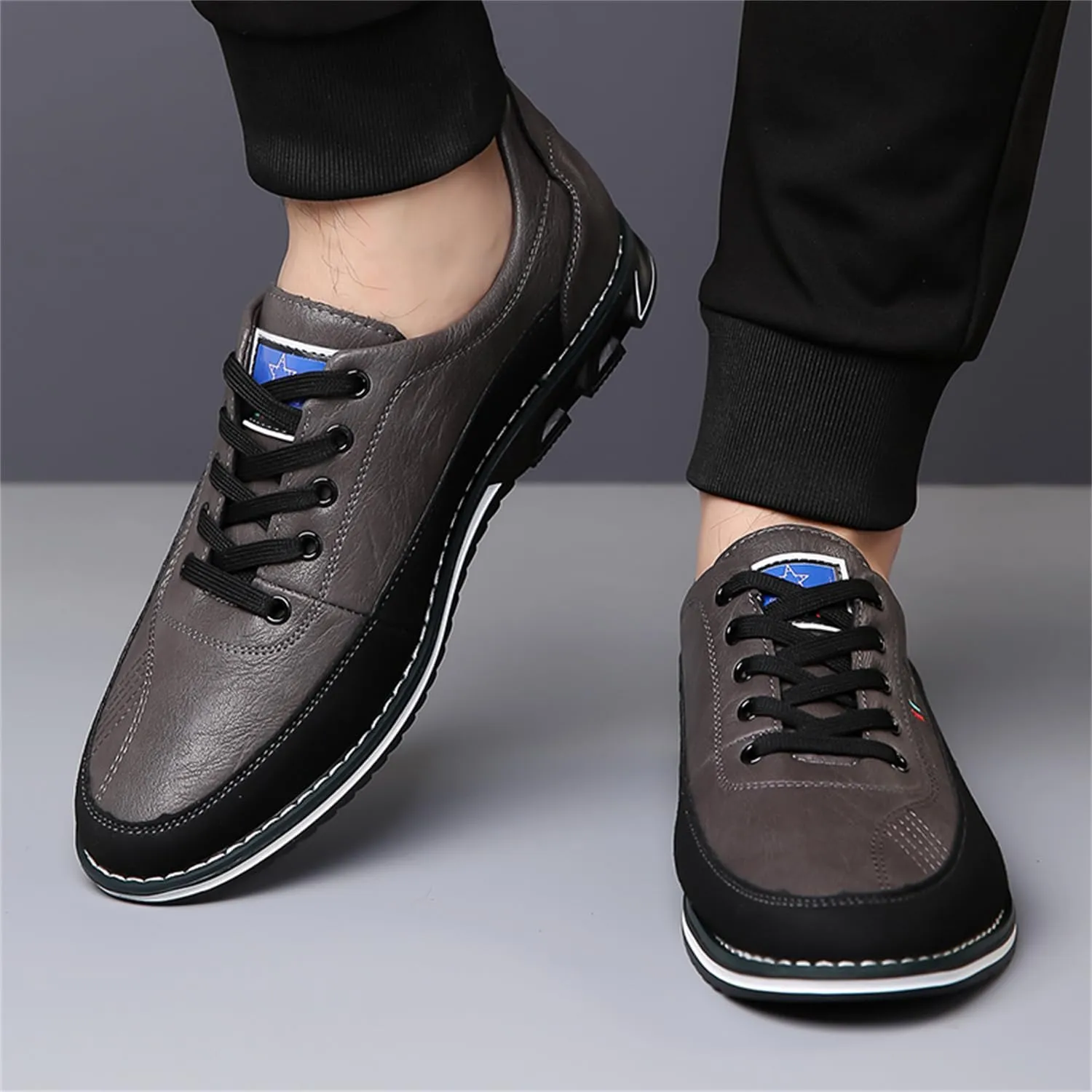 Mens Dress Sneakers Gatsby Shoes Oxford Derby Casual Shoes Lace-Up Loafers for Business Driving Office Walking