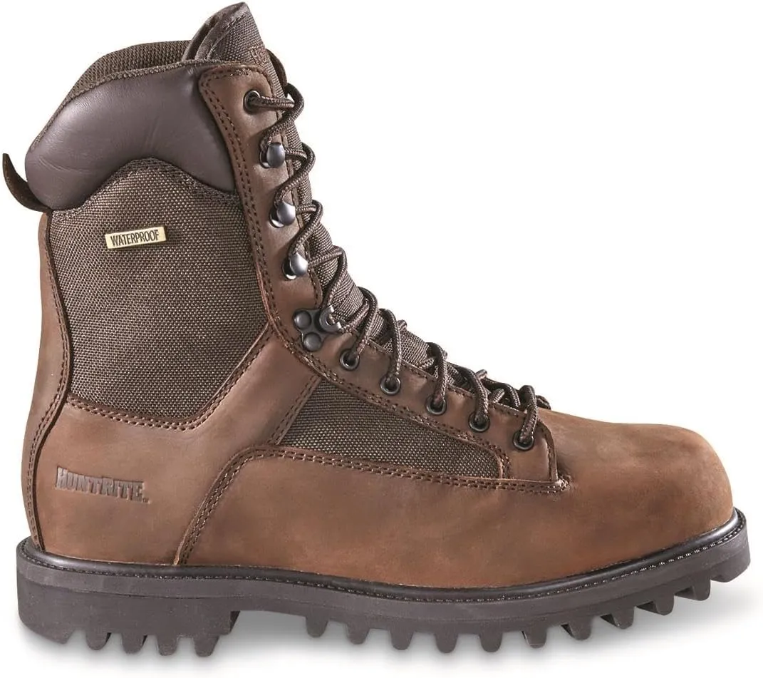 Men's Insulated Waterproof Hunting Boots Non-Slip Shoes, 800-gram