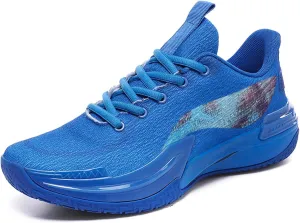 Men's Professional Basketball Shoes Breathable Mesh Sneakers Indoor and Outdoor Non-Slip Training Running Shoes Women's Fashion Sports Tennis Basketball Shoes