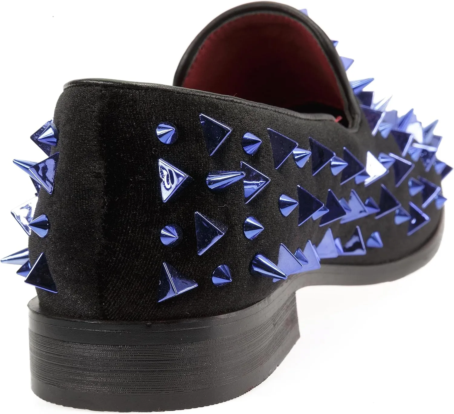 Mens Slip On Fashion Loafers Sparkling Glitter Studded Dress Shoes sparko09