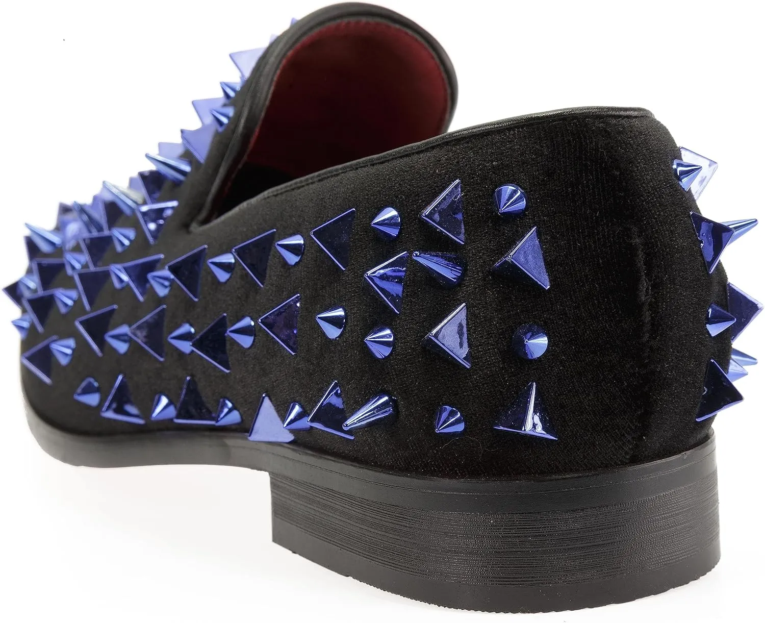 Mens Slip On Fashion Loafers Sparkling Glitter Studded Dress Shoes sparko09