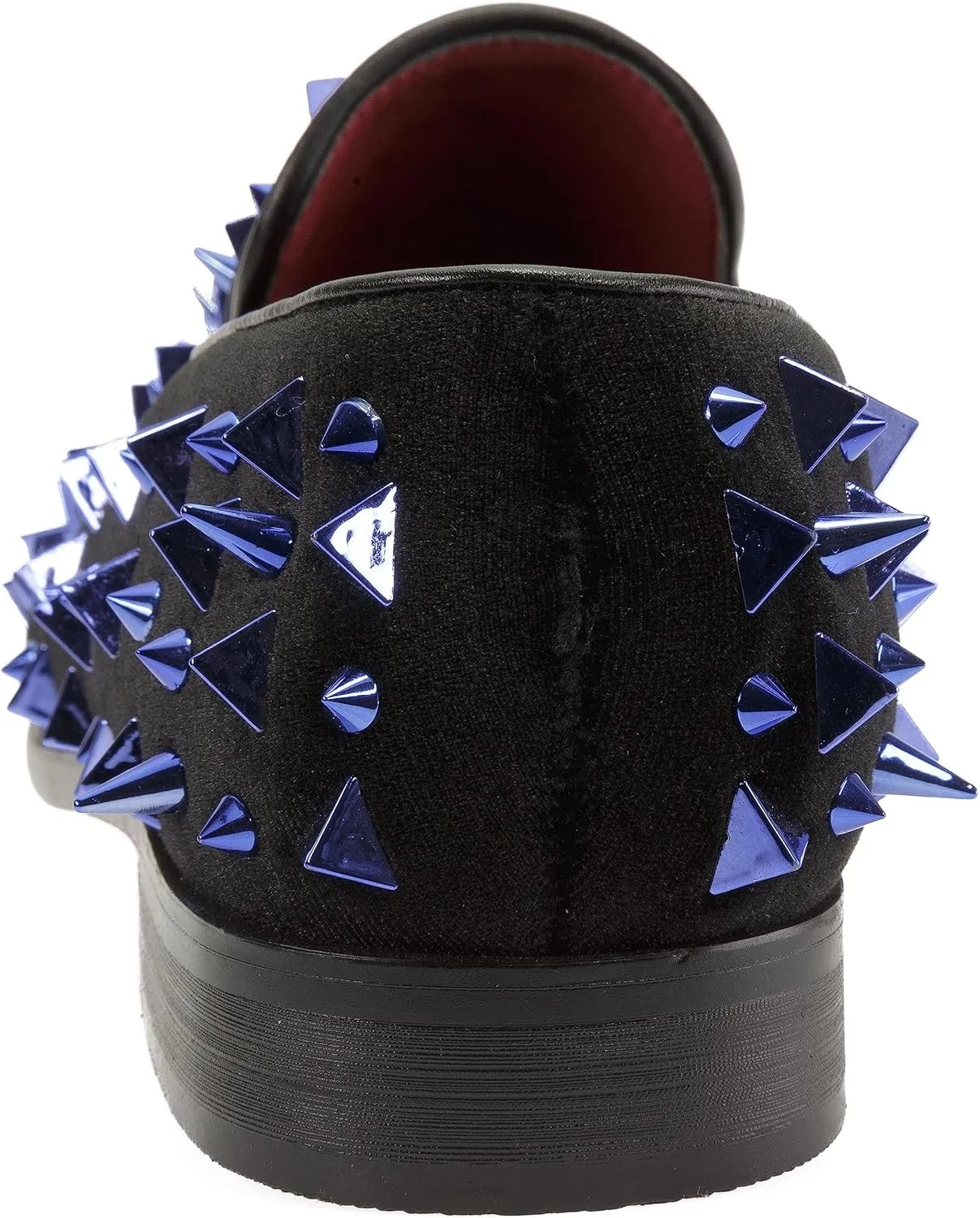 Mens Slip On Fashion Loafers Sparkling Glitter Studded Dress Shoes sparko09