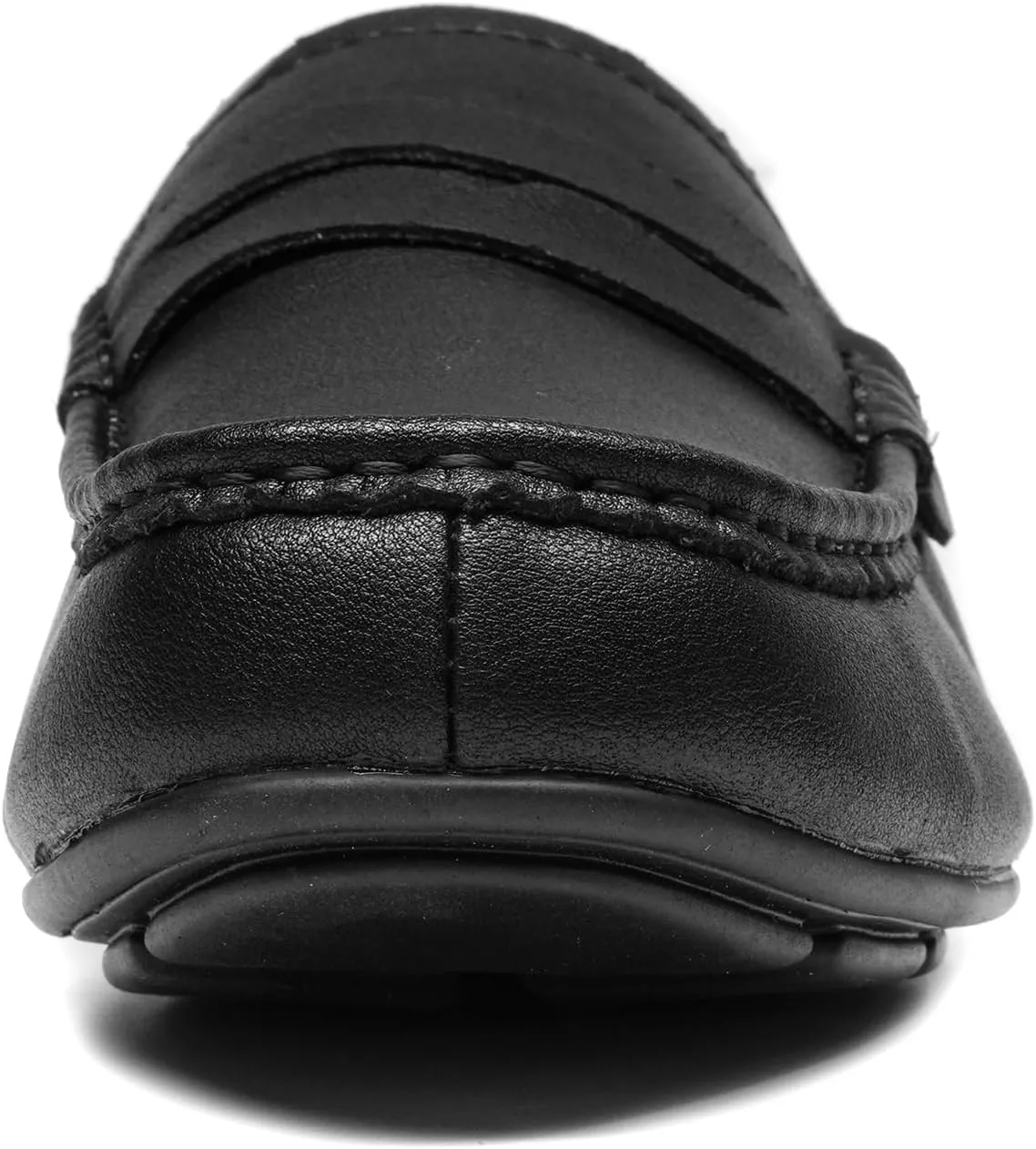 Men’s Slip-On Loafers Handmade Leather Slippers Breathable Comfortable Soft Hand Stitched no-Heel Casual Shoes for Men