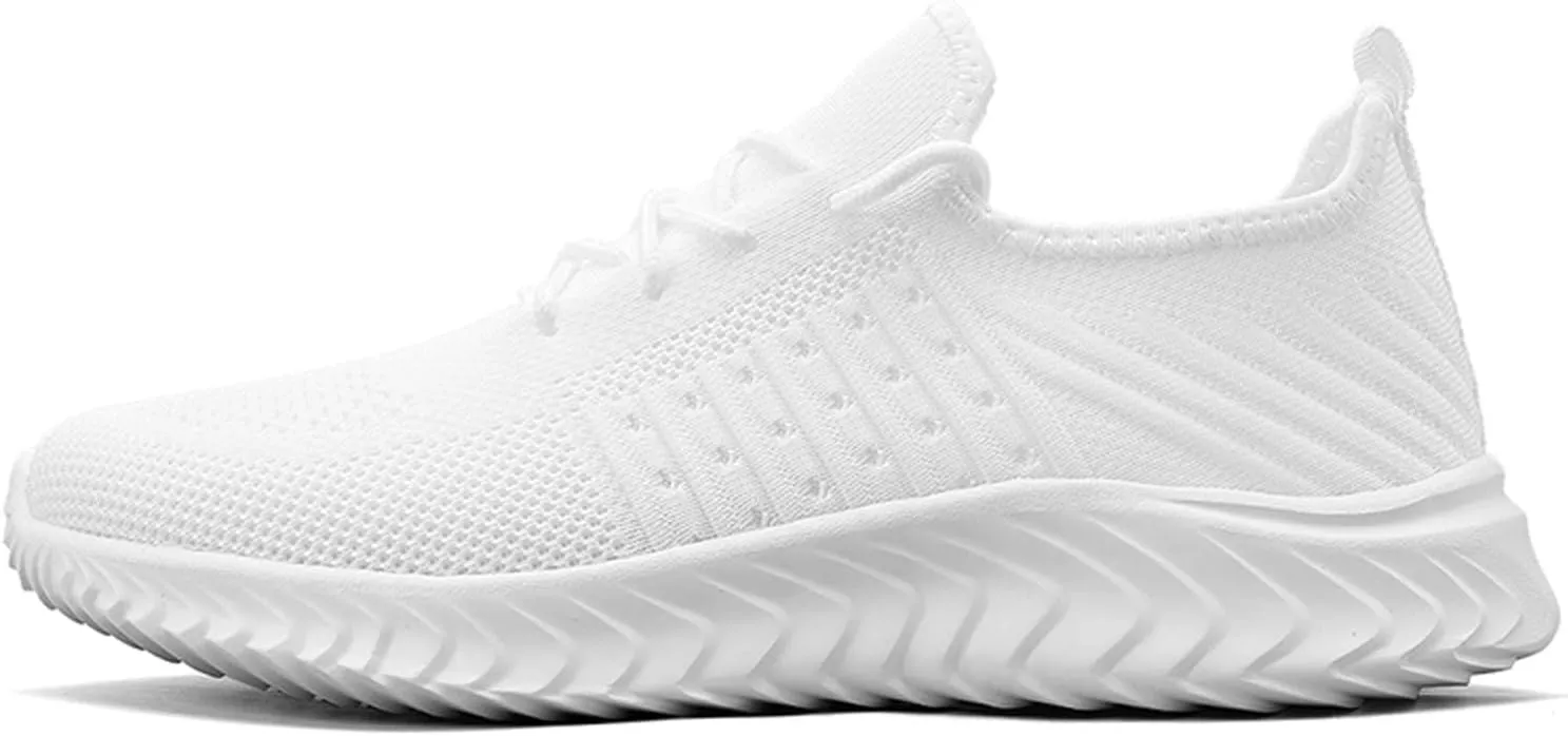 Men's Training Lace-Up Shoes Breathable Mesh Lightweight Comfortable Sneakers for Athletic Running, Gym Workouts & Outdoor Walking Soft Bottom Sport Slip On Men Shoes