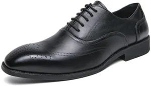 Mens Tuxedo Shoes Comfort Leather Fashion Oxford Shoes Dress Shoes Comfort Soft Men Oxford Classic Lace-up
