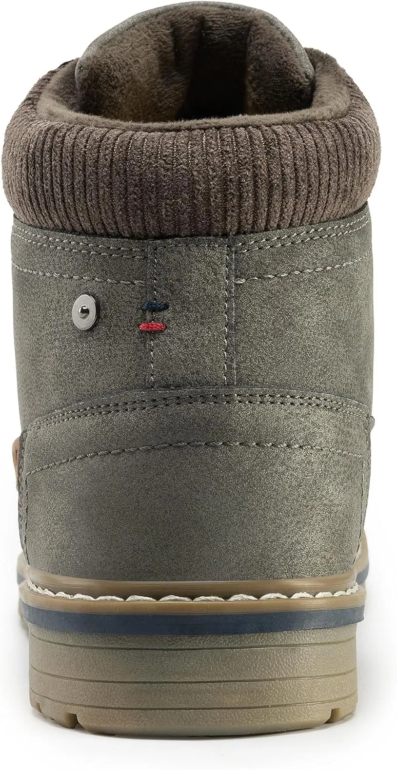 Men's Waterproof Mid-Top Chukka Boots for Work Everyday Wear Casual Outdoor