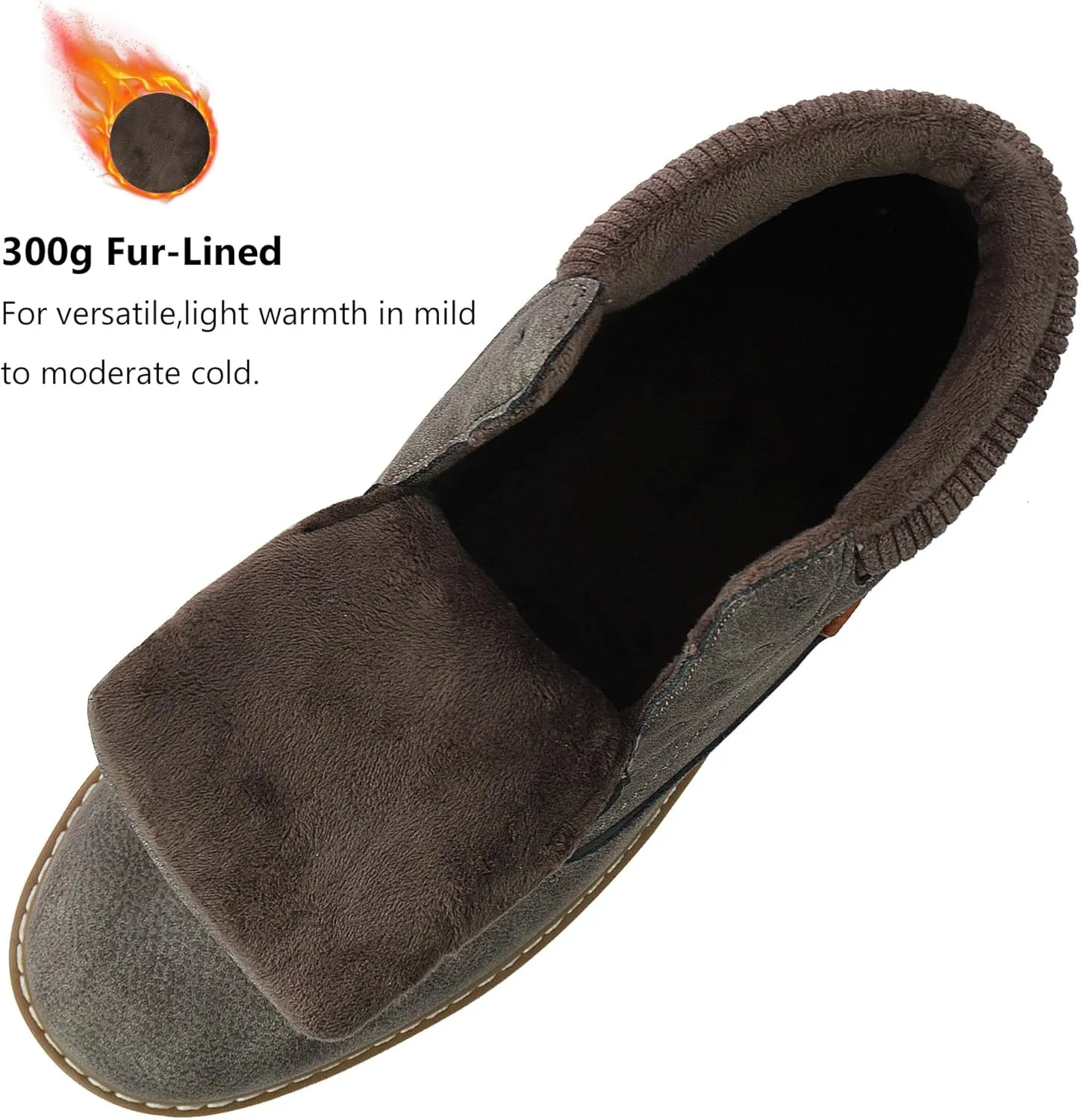 Men's Waterproof Mid-Top Chukka Boots for Work Everyday Wear Casual Outdoor