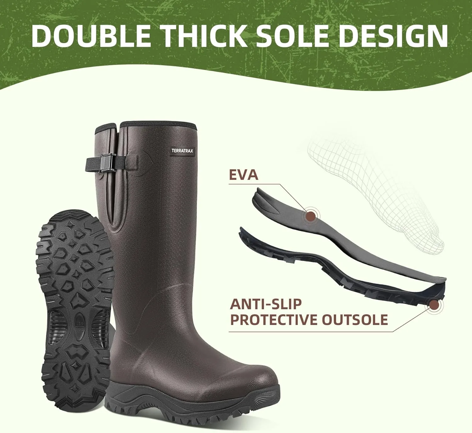 Men’s Wellington Shoes Waterproof Insulated Hunting Rubber Boots – Combining durability and elegance. Ideal for various occasions. Step out in confidence All season