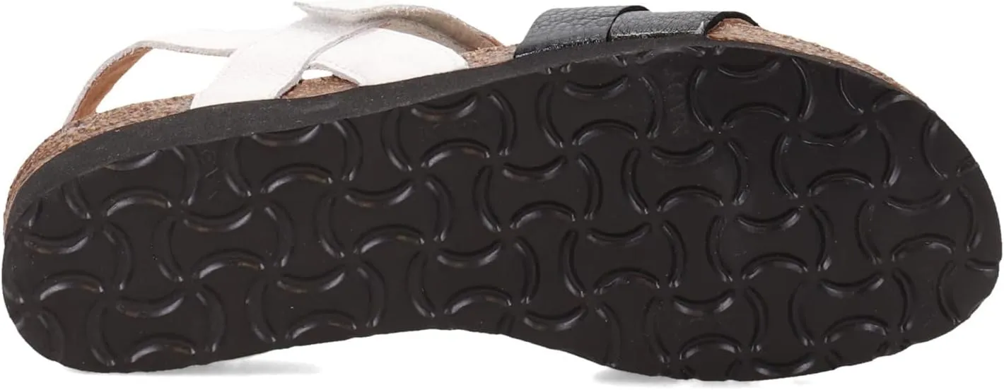NAOT Kayla Women’s Sandals - Supportive 3-Strap Design with Backstrap, Cork & Latex Footbed - Arch Support - Travel-Friendly Comfortable Walking Sandals for All-Day Wear