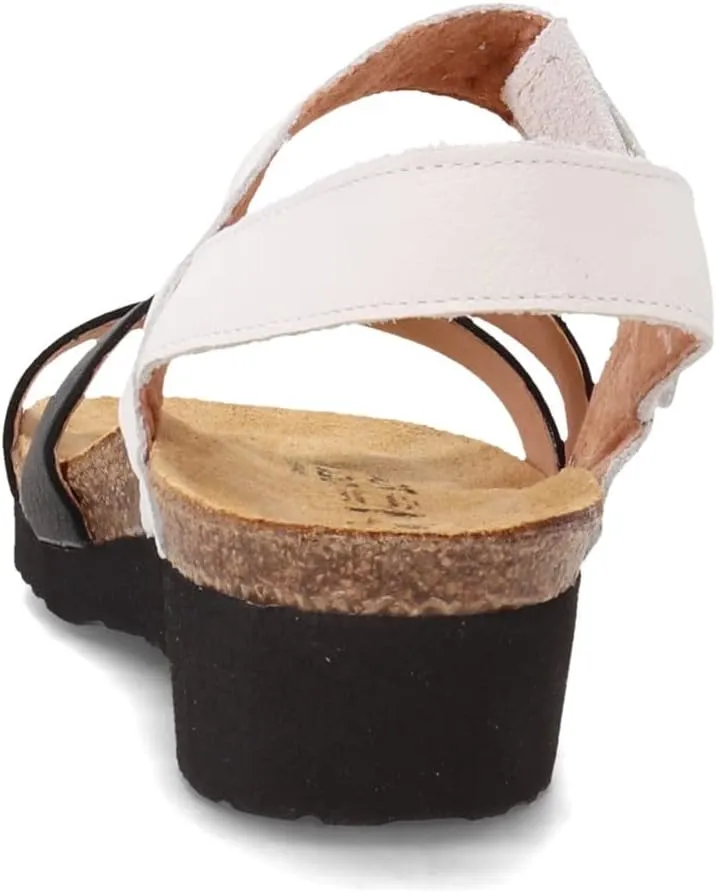 NAOT Kayla Women’s Sandals - Supportive 3-Strap Design with Backstrap, Cork & Latex Footbed - Arch Support - Travel-Friendly Comfortable Walking Sandals for All-Day Wear