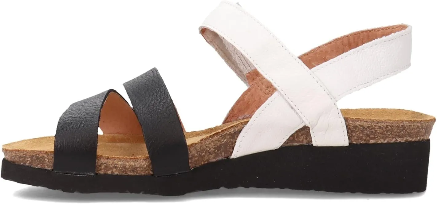 NAOT Kayla Women’s Sandals - Supportive 3-Strap Design with Backstrap, Cork & Latex Footbed - Arch Support - Travel-Friendly Comfortable Walking Sandals for All-Day Wear