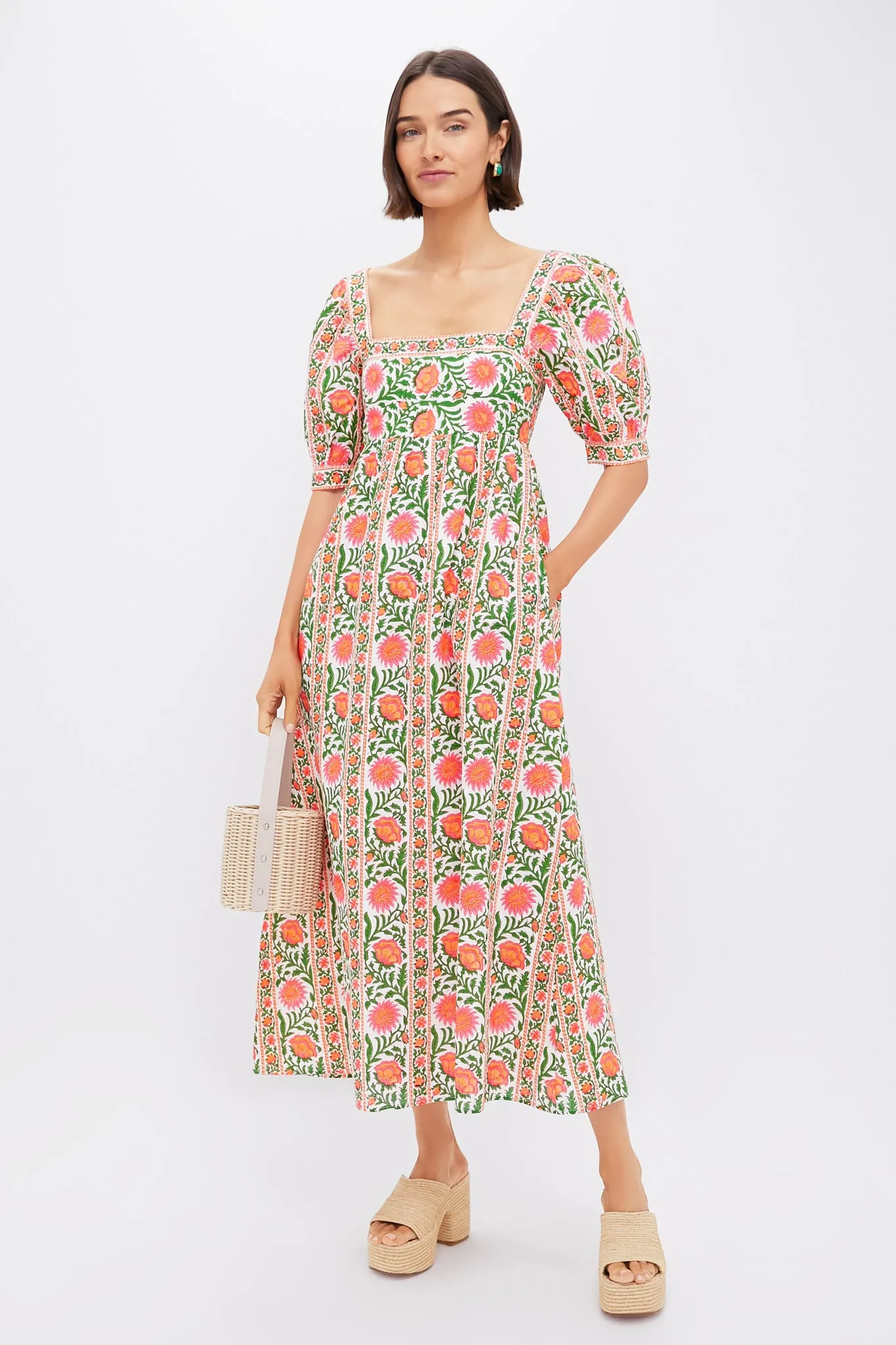 Neon Border Elizabeth Dress