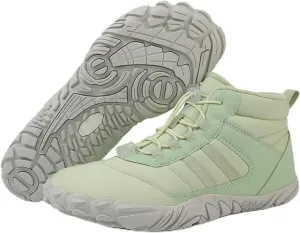 New Winter Glacia Barefoot Shoes, 2025 Barefoot Shoes for Men Women Wide Feet Waterproof Non-Slip Warm Walking Shoes