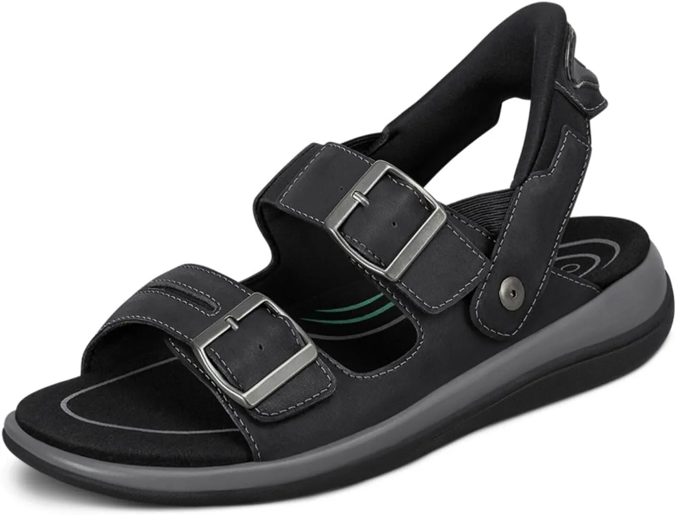 Orthofeet Women's Orthopedic Minerva Hands-Free Sandals with Adjustable Straps