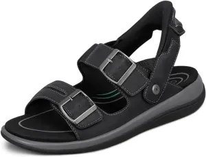 Orthofeet Women's Orthopedic Minerva Hands-Free Sandals with Adjustable Straps