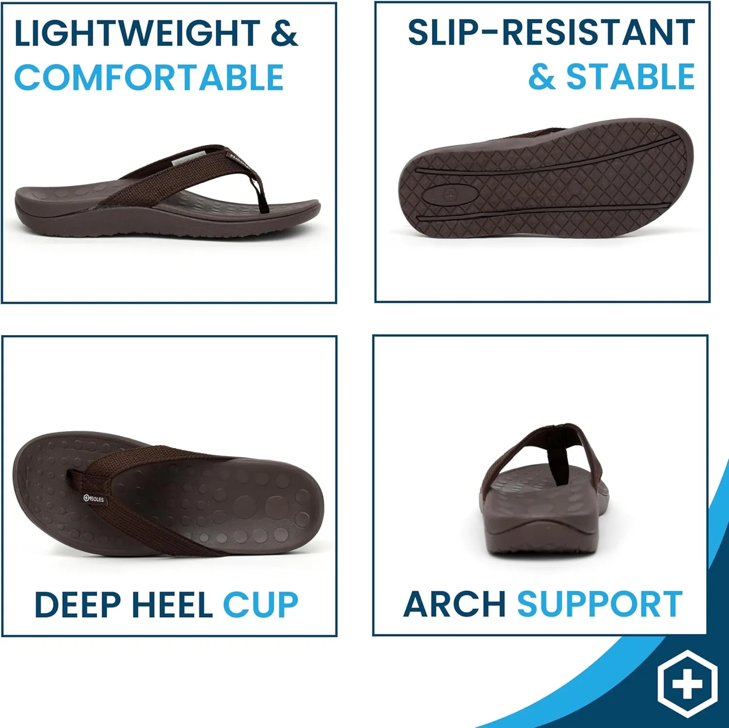 Orthotic Women's Sandals, Plantar Fasciitis Walking Sandals with Arch Support for Women
