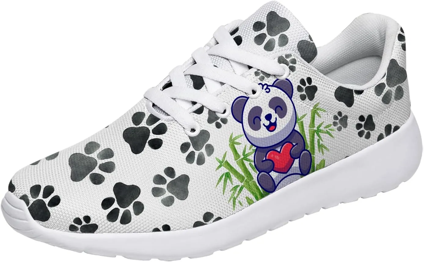Panda Sneakers for Women Men Tennis Shoes Walking Sneakers Panda Gifts for Women Men