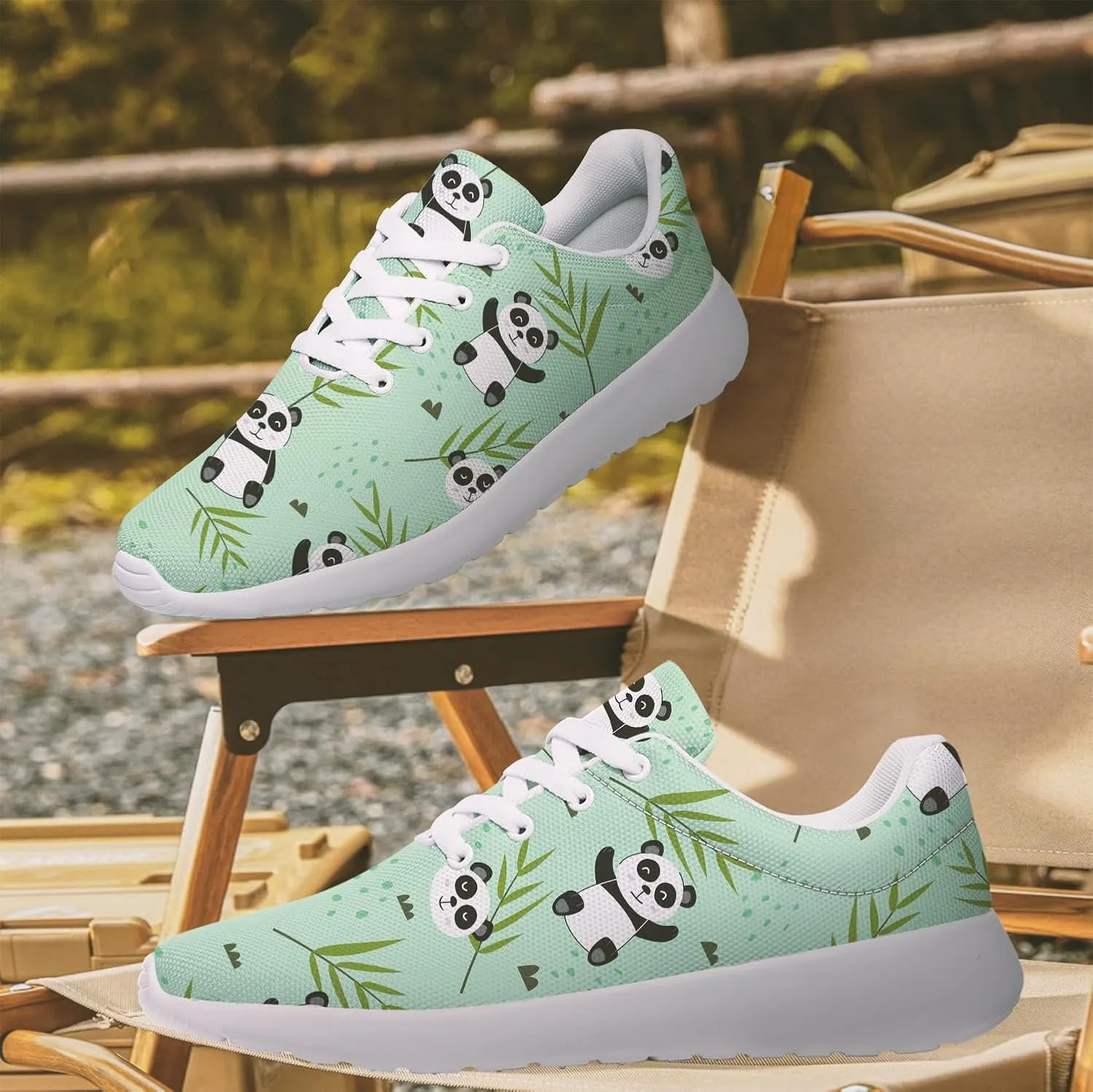 Panda Sneakers for Women Men Tennis Shoes Walking Sneakers Panda Gifts for Women Men