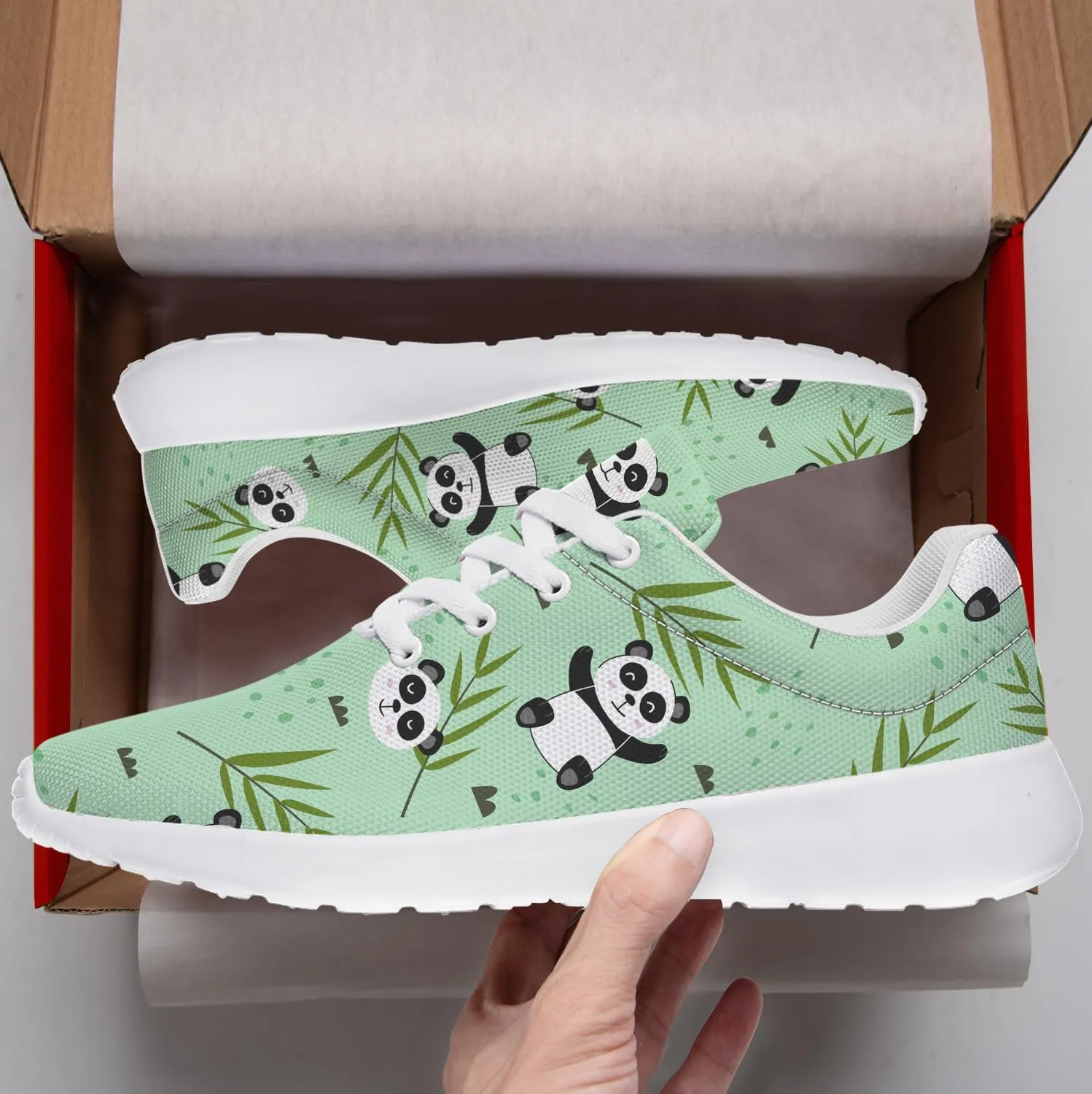 Panda Sneakers for Women Men Tennis Shoes Walking Sneakers Panda Gifts for Women Men