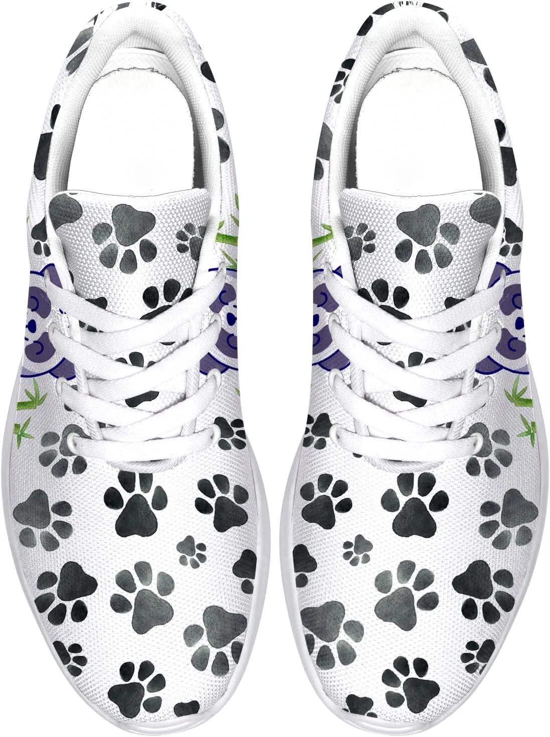 Panda Sneakers for Women Men Tennis Shoes Walking Sneakers Panda Gifts for Women Men